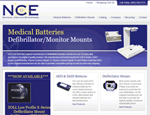 Tablet Screenshot of ncebattery.com